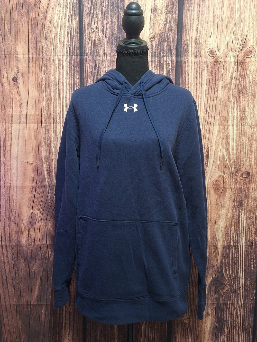 Under Armour Navy Pullover Hoodie Womens Size Small